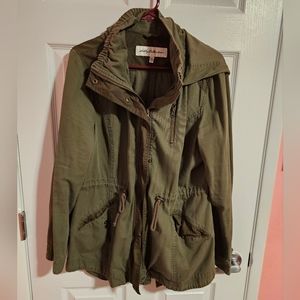Sebby Collection military green jacket XL